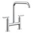 Purist Two-Hole Bridge Kitchen Sink Faucet (Polished Chrome), K-7547-4-CP
