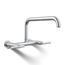 Two-Hole Wall-Mount Bridge Kitchen Sink Faucet (Polished Chrome), K-7549-4-CP