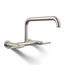 Two-Hole Wall-Mount Bridge Kitchen Sink Faucet (Vibrant Polished Nickel), K-7549-4-SN