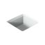 13" Square Undermount Bathroom Sink (Ice Grey), K-8188-95