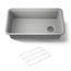 33-1/2" Undermount Single-Bowl Kitchen Sink (Matte Grey), K-8206-CM4