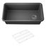 Cairn 33-1/2" Undermount Single-Bowl Kitchen Sink (Matte Graphite), K-8206-CM7