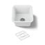 15-1/2" Undermount Bar Sink (Matte White), K-8223-CM6