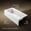 Bellwether 66" x 32" Alcove Bathtub with Left Drain (White)