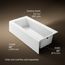Bellwether 66" x 32" Alcove Bathtub with Right Drain (White)