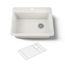 27" Top-Mount Single-Bowl Kitchen Sink (Biscuit), K-8668-1A1-96
