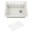 Riverby 27" Undermount Single-Bowl Kitchen Sink (Biscuit), K-8668-5UA1-96