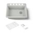 27" Undermount Single-Bowl Workstation Kitchen Sink (Sea Salt), K-8668-5UA2-FF