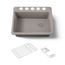27" Undermount Single-Bowl Workstation Kitchen Sink (Truffle), K-8668-5UA2-TRF