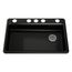 Riverby 33" Undermount Single-Bowl Kitchen Sink (Black), K-8689-5U-7