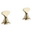 Artifacts T-Handle Bathroom Faucet Handles (Vibrant French Gold), K-98068-6-AF