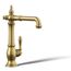 Artifacts Single-Handle Bar Sink Faucet with Swing Spout (Vibrant Brushed Moderne Brass), K-99267-2MB