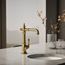 Artifacts Single-Handle Bar Sink Faucet with Swing Spout (Vibrant Brushed Moderne Brass), K-99267-2MB