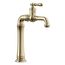 Artifacts Gentleman'S Single-Handle Bar Sink Faucet (Vibrant French Gold), K-99268-AF