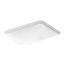 20" Rectangular Undermount Vessel Bathroom Sink (White Sartorial Herringbone), K-29471-HD1-0