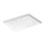 20" Rectangular Undermount Bathroom Sink (White Sartorial Paisley), K-29471-FP1-0