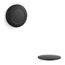 Traditional Push-Button Bath Drain Trim (Matte Black)