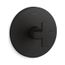 Mastershower Temperature Control Valve Trim w/ Cross Handle (Matte Black)