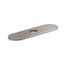 Three-Hole Kitchen Faucet Escutcheon (Vibrant Stainless), K-24461-VS