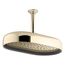 Statement Oblong 14" Single-Function Rainhead, 2.5 Gpm (Vibrant French Gold), K-26294-AF