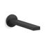 Wall-Mount Touchless Bathroom Sink Faucet w/ Kinesis Sensor Technology, Ac-Powered (Matte Black), K-123C36-SANA-BL