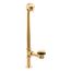 Artifacts 1-1/2" Pop-Up Bath Drain For Above- And Through-The-Floor Freestanding Bath Installations (Vibrant Brushed Moderne Brass), K-7159-2MB