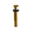 Decorative Grid Drain Without Overflow (Vibrant Brushed Moderne Brass), K-7108-2MB