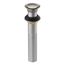 Clicker Drain Without Overflow (Polished Chrome), K-33151-CP