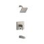Rite-Temp Bath And Shower Trim Kit w/ Push-Button Diverter, 1.75 GPM (Vibrant Brushed Nickel)