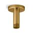 3" Ceiling-Mount Single-Function Rainhead Arm And Flange (Vibrant Brushed Moderne Brass), K-26319-2MB