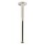 Statement 12" Ceiling-Mount Single-Function Rainhead Arm And Flange (Vibrant Polished Nickel), K-26321-SN
