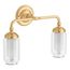 Artifacts Two-Light Sconce (Brushed Moderne Brass), K-72582-2GL