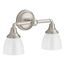 Devonshire Two-Light Sconce (Brushed Nickel), K-10571-BNL