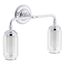 Artifacts Two-Light Sconce (Polished Chrome), K-72582-CPL