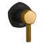 Occasion Mastershower Volume Control Valve Trim w/ Lever Handle (Matte Black w/ Brushed Moderne Brass), K-T27041-4-BMB