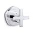 Mastershower Transfer Valve Trim w/ Cross Handle (Polished Chrome), K-T27042-3-CP