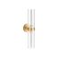 Purist Two-Light Sconce (Brushed Moderne Brass), K-27263-SC02-2GL