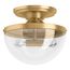 Bellera 15" Flush-Mount (Brushed Moderne Brass), K-31764-FM02-2GL