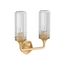 Occasion Two-Light Sconce (Brushed Moderne Brass), K-31776-SC02-2GL