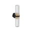 Occasion Two-Light Sconce (Black w/ Brass Trim), K-31777-SC02-BML