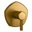 Occasion Mastershower Temperature Control Valve Trim w/ Lever Handle (Vibrant Brushed Moderne Brass), K-T27040-4-2MB