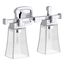 Riff Two-Light Sconce (Polished Chrome), K-31756-SC02-CPL