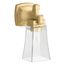 Riff One-Light Sconce (Brushed Moderne Brass), K-31755-SC01-2GL