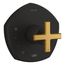 Occasion Rite-Temp Valve Trim w/ Cross Handle (Matte Black w/ Brushed Moderne Brass), K-TS27043-3-BMB