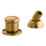 Two-Way Diverter Valve And Handshower Hose Guide (Vibrant Brushed Moderne Brass), K-8549-2MB