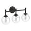 Bellera Three-Light Sconce (Matte Black), K-31763-SC03-BLL