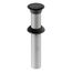 Clicker Drain Without Overflow (Matte Black), K-33151-BL