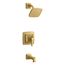 Riff Rite-Temp Bath And Shower Trim Kit, 1.75 Gpm (Vibrant Brushed Moderne Brass), K-TS27403-4G-2MB