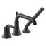 Tone Deck-Mount Bath Faucet w/ Handshower (Matte Black), K-26441-4-BL