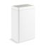13-Gallon Touchless Stainless Steel Trash Can (Stainless Steel + White), K-23825-STW